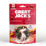 Great Jack's Dog Treats GF Liver & Cranberry 198 g - The Raw Connoisseurs