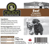 Beef & Vegetables - The Raw Connoisseurs