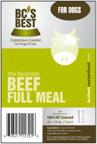 BC's Best Full Meal Beef The Raw Connoisseurs