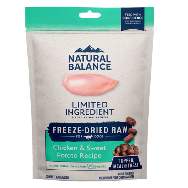Natural Balance Dog LID Freeze-Dried Raw Chicken & Sweet Potato 6 oz