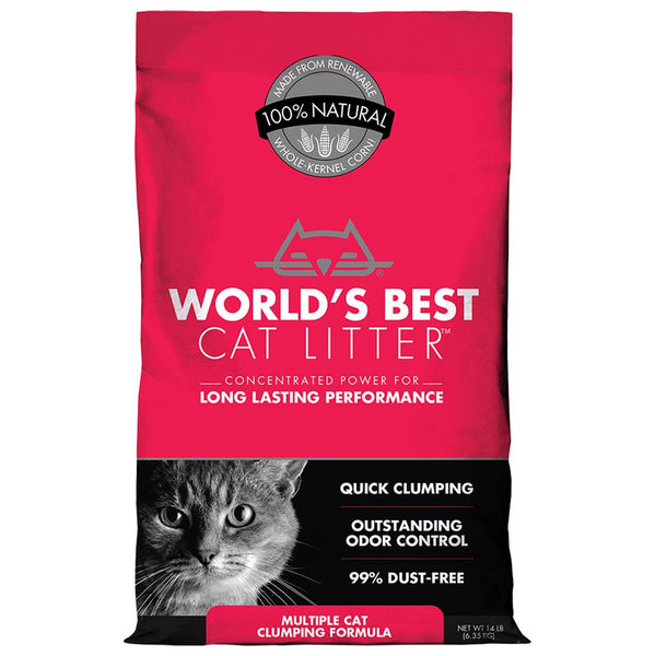 World's Best Multiple Cat Clumping 14LB Unscented