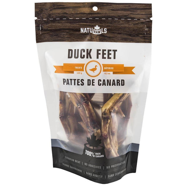 Naturawls Dehydrated Duck Feet 120g - The Raw Connoisseurs