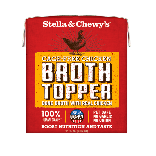 Stella&Chewy's Dog Broth Topper Cage-Free Chicken 11oz