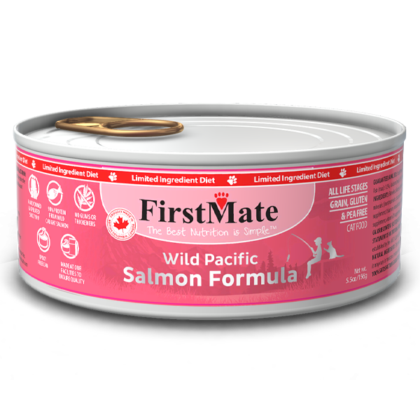 FirstMate Cat LID GF Salmon 5.5 oz Can