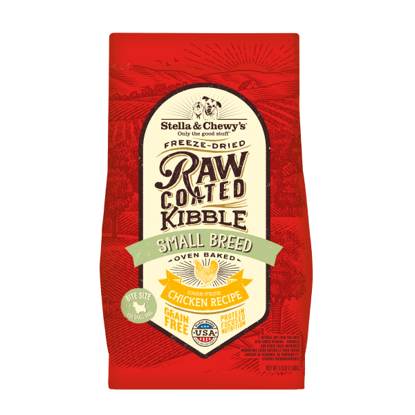 Stella&Chewy's Dog RawCoated Kibble GF Chicken Small Breed 3.5 lb