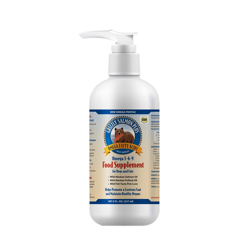 Grizzly Salmon Oil Plus for Dogs Cats The Raw Connoisseurs