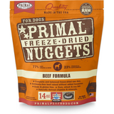 Primal Dog Freeze Dried Beef Nuggets