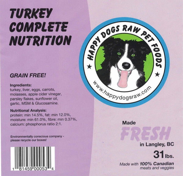 Turkey Complete Nutrition Blend - The Raw Connoisseurs