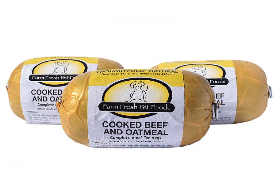 Tilted Barn Beef & Oatmeal Cooked Food The Raw Connoisseurs