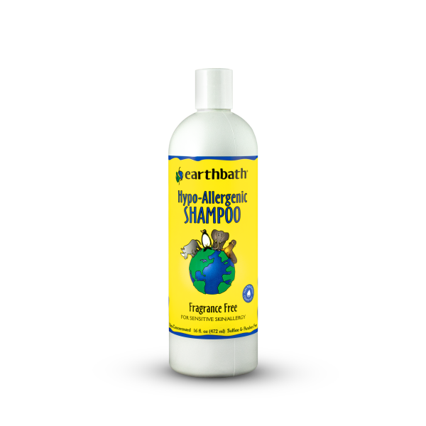 earthbath Hypo-Allergenic Shampoo Fragrance Free 16 oz