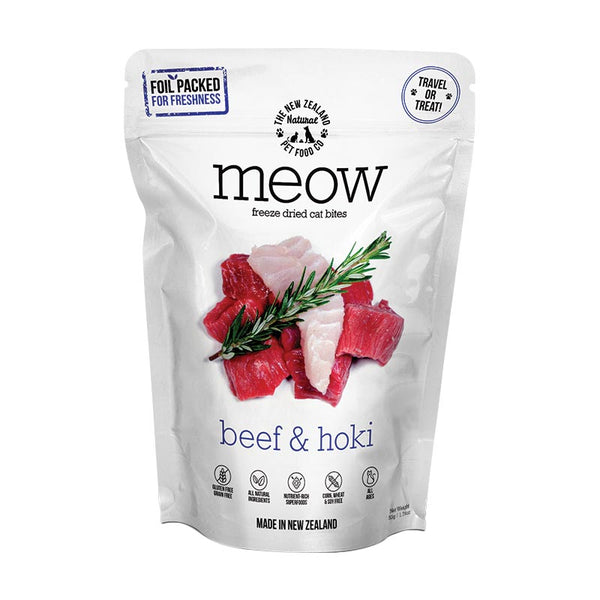 NZ Natural Pet Food Co - Meow - Beef & Hoki 50g