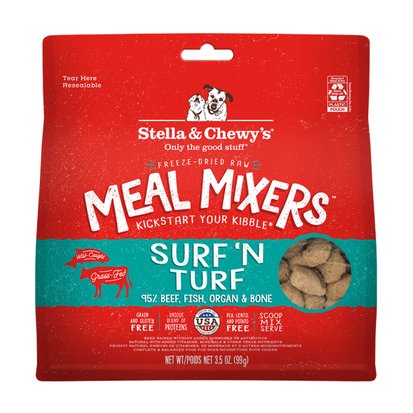 Stella&Chewys Dog FD Mixers Surf & Turf 3.5 oz