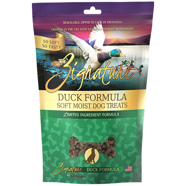 Zignature Dog Soft Moist Treats Duck 113g