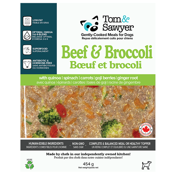Tom&Sawyer Beef & Broccoli (454g / 2 cups)