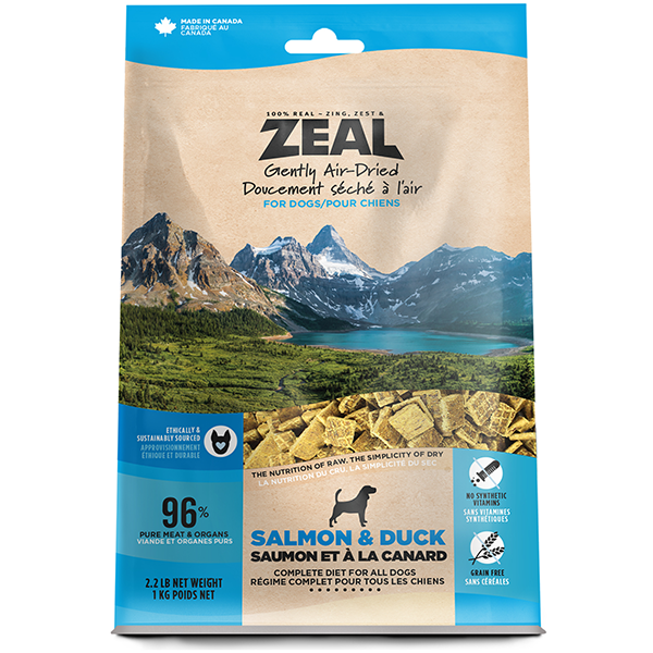 Zeal CND Dog GF Air-Dried Salmon & Duck