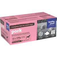 Healthy Paws Canine Complete Dinner Pork 12/100GM