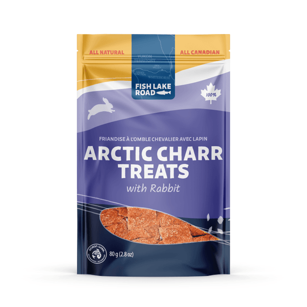 FISH LAKE ROAD Dog Treat Arctic Charr w/ Rabbit 80g