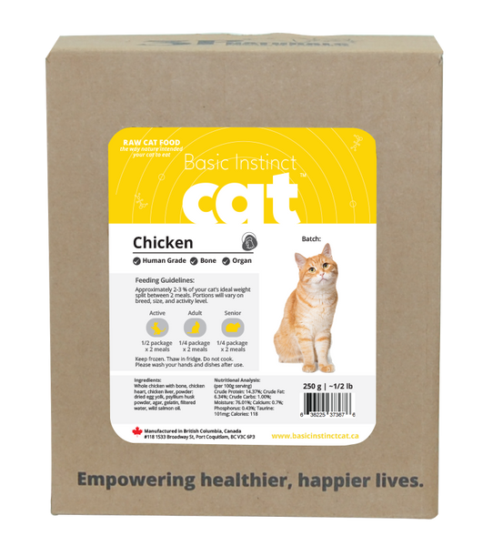 Basic Instinct Cat Chicken Formula w/ Bone