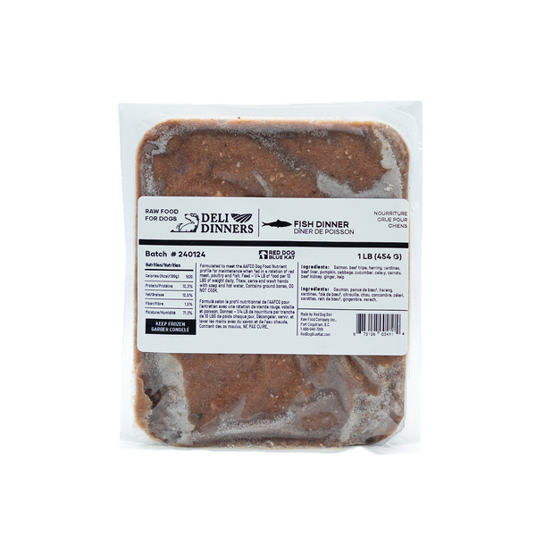 RDBK DELI Fish Dinner for Dog 1lb