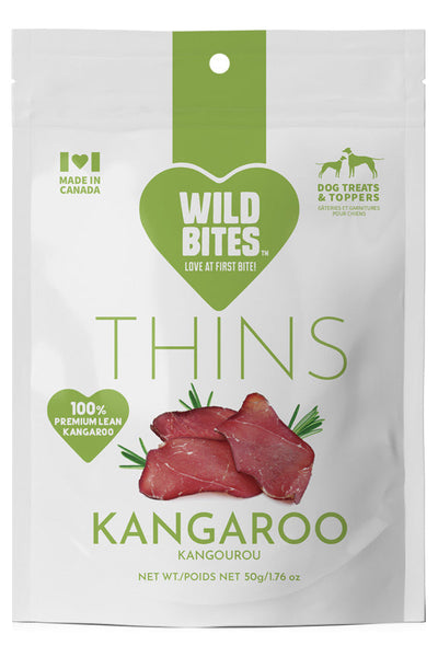 WILD BITES Kangaroo Thins 50g
