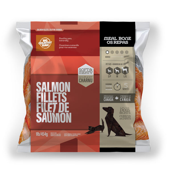 Big Country Raw Salmon Fillets- 1 Lb