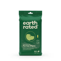 Earth Rated Eye Wipes 5x5 inches 60PK