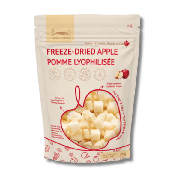 Loopy Paws Freeze-Dried Fruity Crunchy - Apple - 25g