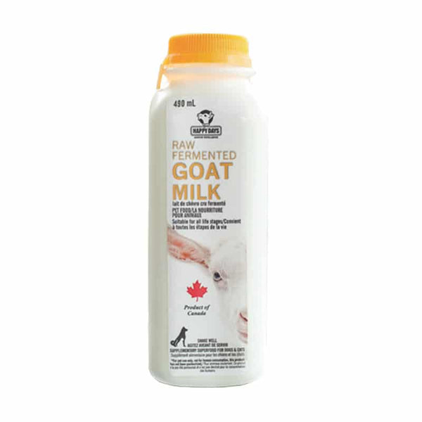 Happy Days Raw Fermented Goat Milk 490ml - The Raw Connoisseurs