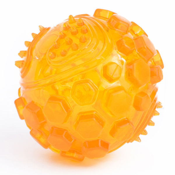 ZippyPaws ZippyTuff Squeaker Ball Toy Yellow - The Raw Connoisseurs