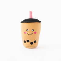 ZippyPaws NomNomz Squeaker Toy Boba Milk Tea - The Raw Connoisseurs