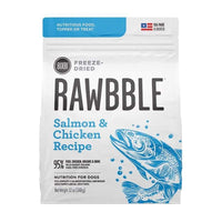 BIXBI Rawbble Freeze Dried Salmon & Chicken 12oz