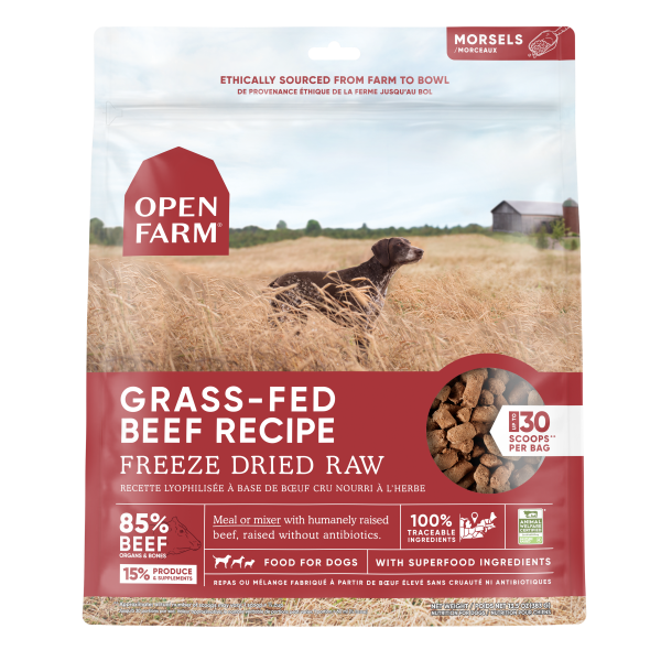 Open Farm Dog Freeze Dried Raw Grass-Fed Beef