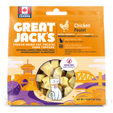 Great Jack's Freeze-Dried Cat Treats/Topper Chicken 85g - The Raw Connoisseurs
