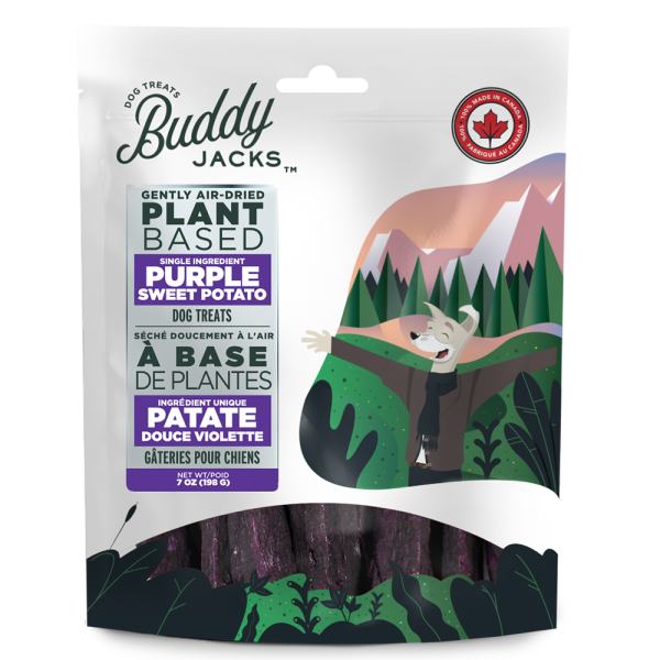 Buddy Jack's Dog Treats Vegan Purple Sweet Potato 7 oz