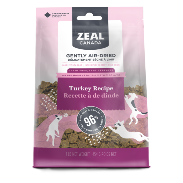 Zeal Canada Dog GF Air-Dried Turkey - The Raw Connoisseurs