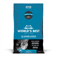 World's Best Multiple Cat Lotus Blossom Scented Clumping 14LB