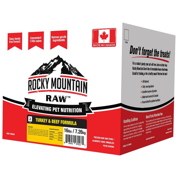 Rocky Mountain Raw - Turkey & Beef Formula - The Raw Connoisseurs