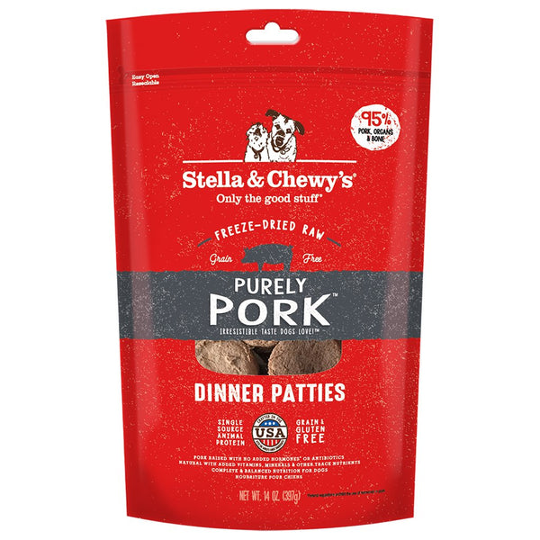 Stella & Chewy's Freeze-dried Dinner Patties Purely Pork