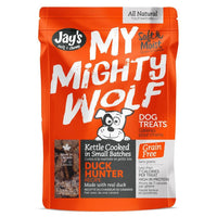 Jay's My Mighty Wolf Duck Hunter Dog Treats 150g - The Raw Connoisseurs