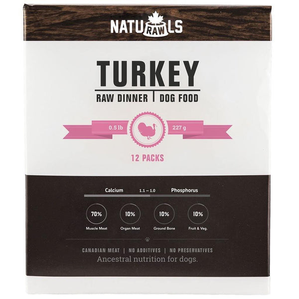 Naturawls Raw Turkey & Veggie (6lb) - The Raw Connoisseurs