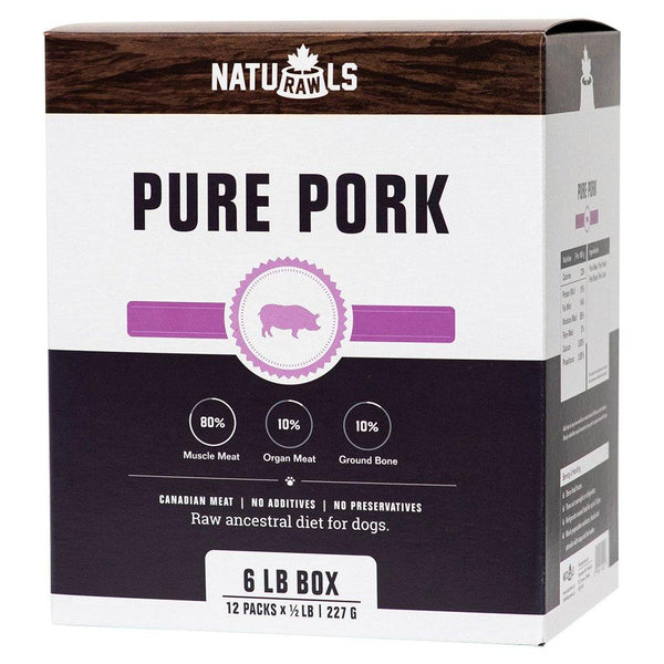 Naturawls Raw Pure Pork (6lb) - The Raw Connoisseurs