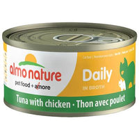 Almo Nature Tuna with Chicken in Broth 70g can