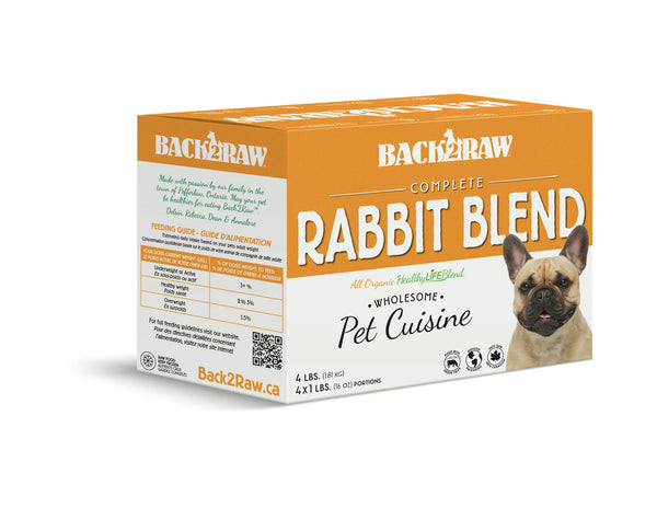BACK2RAW Complete Rabbit Blend BULK (4lb x 3 boxes)