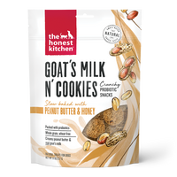 Honest Kitchen Dog Goat's Milk N' Cookies w/ Peanut Butter & Honey 8 oz