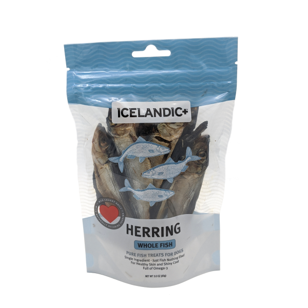 Icelandic+ Herring Whole Fish Treats 3 oz