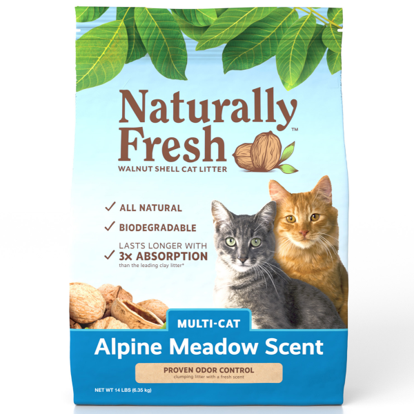 Naturally Fresh Multi-Cat Alpine Meadow Scent Litter 14 lb