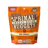 Primal Dog Freeze Dried Beef Nuggets
