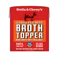 Stella&Chewy's Dog Broth Topper Grass-Fed Beef 11oz