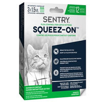 Sentry Squeeze-on flea | kitten & cat