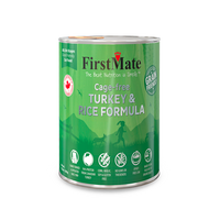 FirstMate Dog Grain Friendly Cage-free Turkey & Rice formula 12.2 oz can
